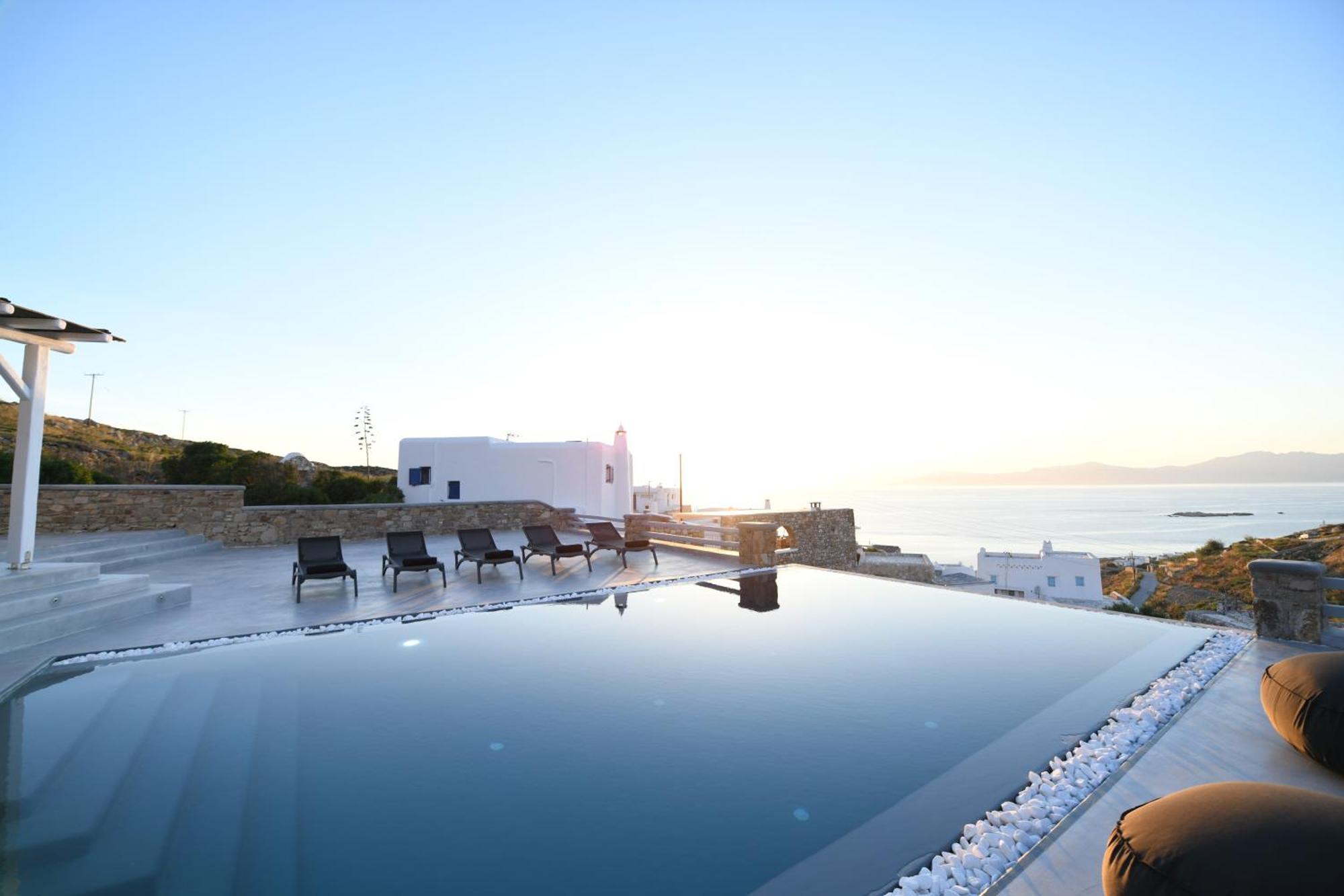 Villa Anema Mykonos - Blue Views Mykonos Villas Mykonos Town Exteriör bild