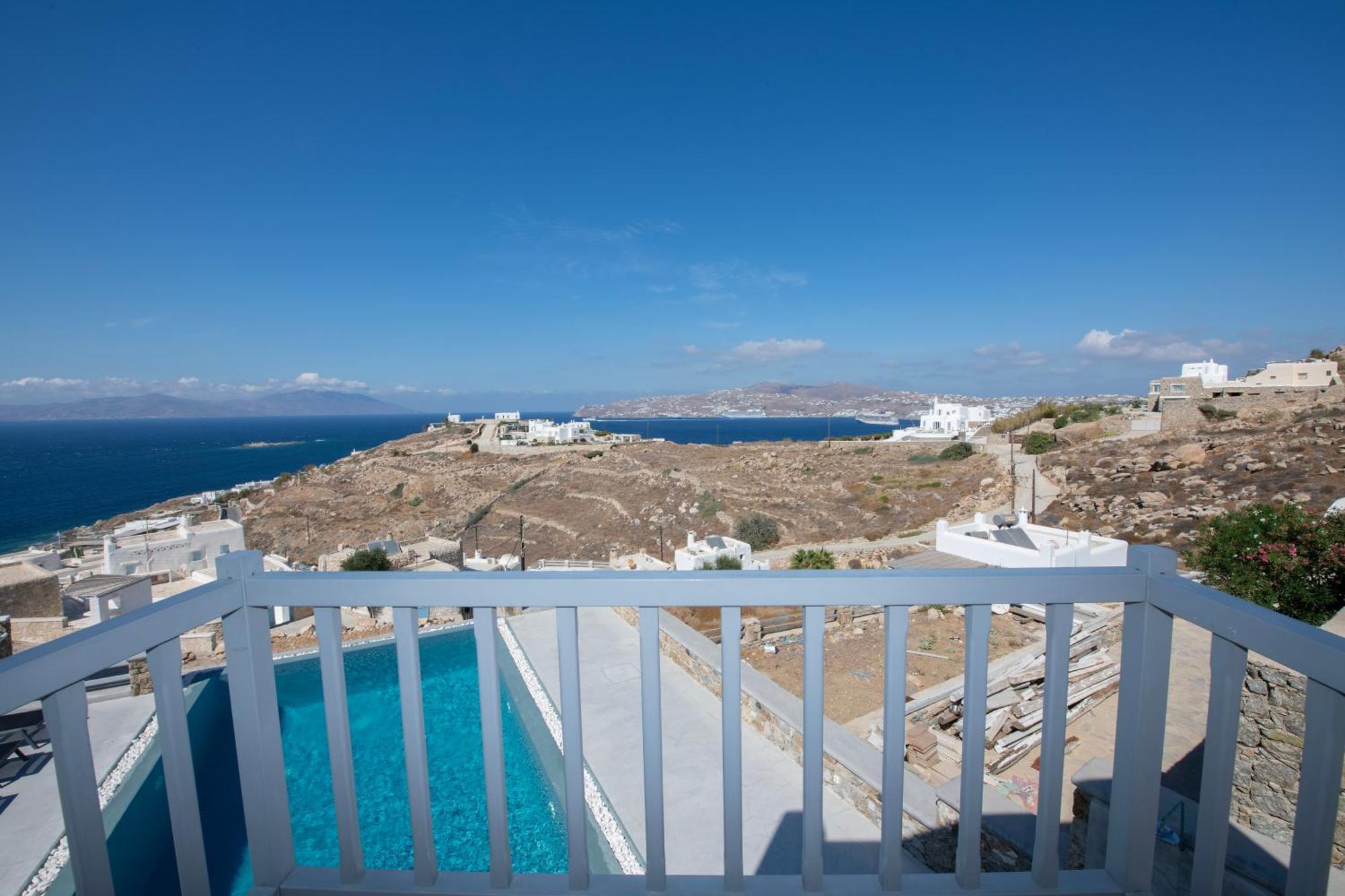 Villa Anema Mykonos - Blue Views Mykonos Villas Mykonos Town Exteriör bild