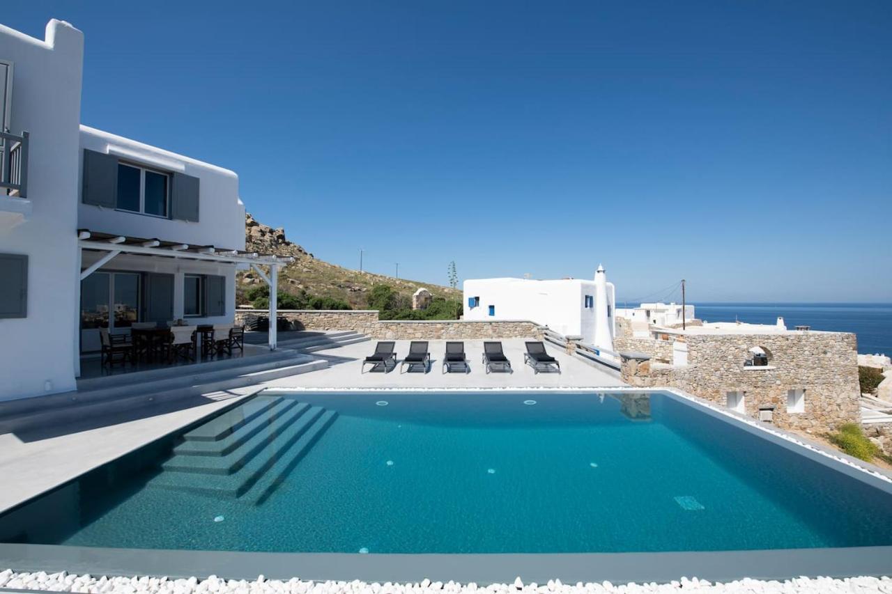Villa Anema Mykonos - Blue Views Mykonos Villas Mykonos Town Exteriör bild
